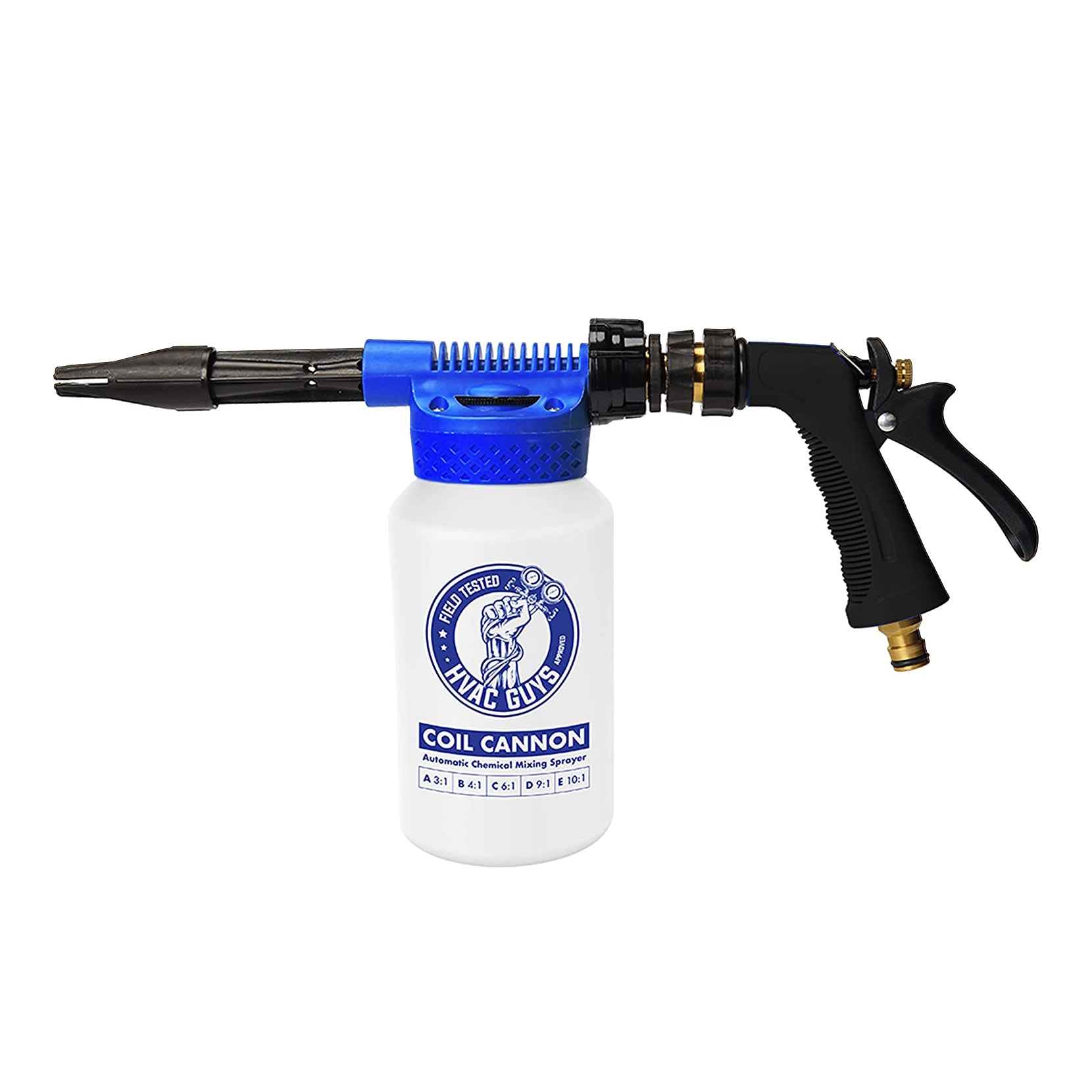Leak Saver HVAC Guys - Foam Blaster (18oz.) - Penetrating Coil Cleaner - for AC and Refrigeration Units - Clean and Deodorize Evaporator (No-Rinse) & Condenser